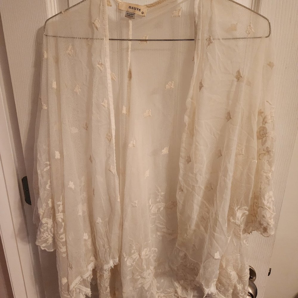 Cream colored shawl